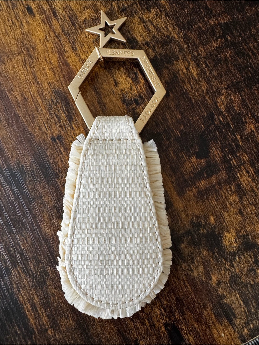L-Space Cream Woven Magnetic Hat Holder